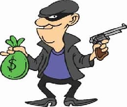 robber try to snatch bag from buisnessman but he still fail
